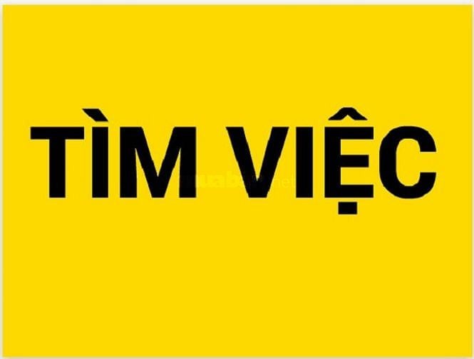 Công việc gì cũng làm ngay, cần tìm việc gấp !