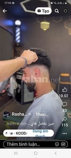 Tuyển gấp thợ làm tết qua tết làm, nam .nữ cắt tóc barber, cắt tỉa râu