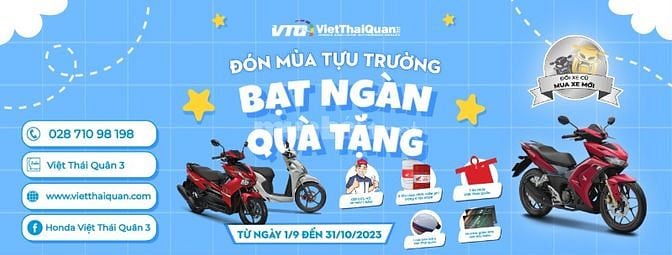 HEAD VIỆT THÁI QUÂN 3 "ĐÓN MÙA TỰU TRƯỜNG - BẠT NGÀN QUÀ TẶNG"
