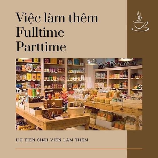 Việc làm bán hàng parttime/fulltime quận Bình Tân - Công việc ổn định 