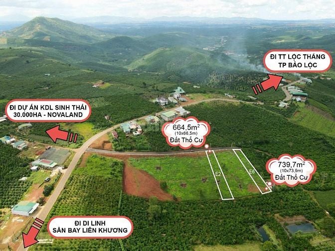 Kẹt Tiền - Bán Lô Thổ Cư 664m2 DT725 Lộc Ngãi