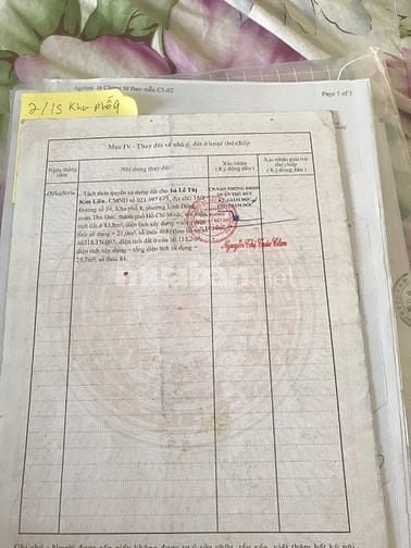 Bán đất đường 11 Trường Thọ , Thủ Đức 