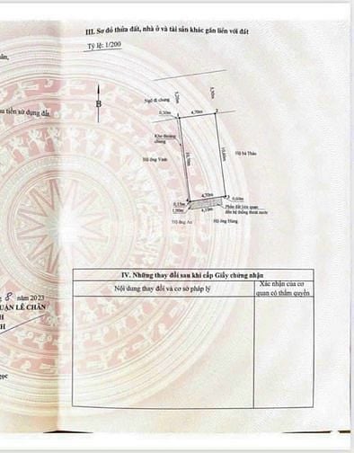 BÁN ĐẤT MẶT NGÕ TÔ HIỆU- LÊ CHÂN- HẢI PHÒNG
