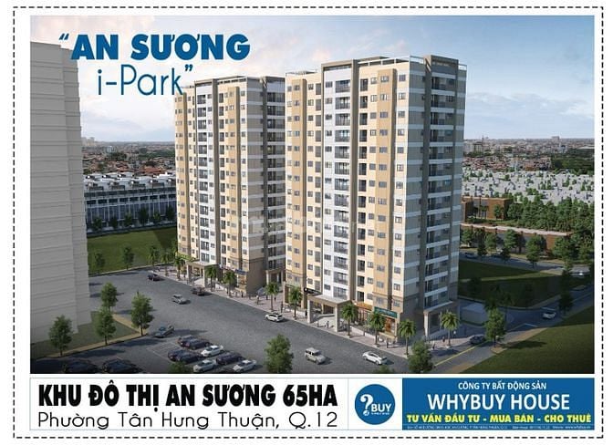 Bán căn hộ 100m2 An Sương Ipark, Quận 12 căn góc 3 PN, giá tốt 3.6 tỷ.