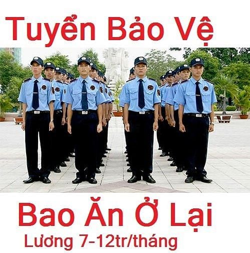 Cần TUYỂN GẤP nam nữ bảo vệ Làm Tại Tp HCM Bao Ăn Ở Lương từ 7-12 tr/t