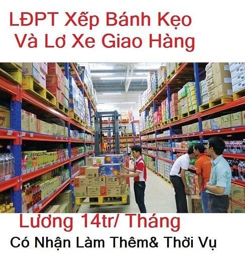 Tuyển LĐPT  Phụ Xe Bốc Xếp Nhận Cả Nhân Viên làm Thêm Và Làm Thời Vụ