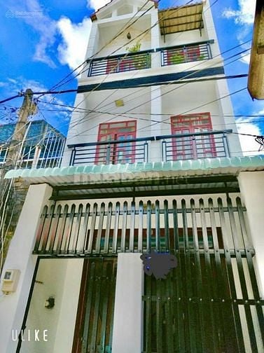 Giá rẻ 3tỷ820tr, nhà Q12 hẻm rộng 5m, DT 4x15, đúc 3 tầng, gần Tô Ký