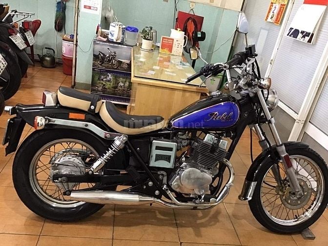 REBEL 250,HONDA NHÂT,ĐK 1993,HQCN,ZIN 100%.BH 2 NĂM.BAO SANG TÊN,RHSG