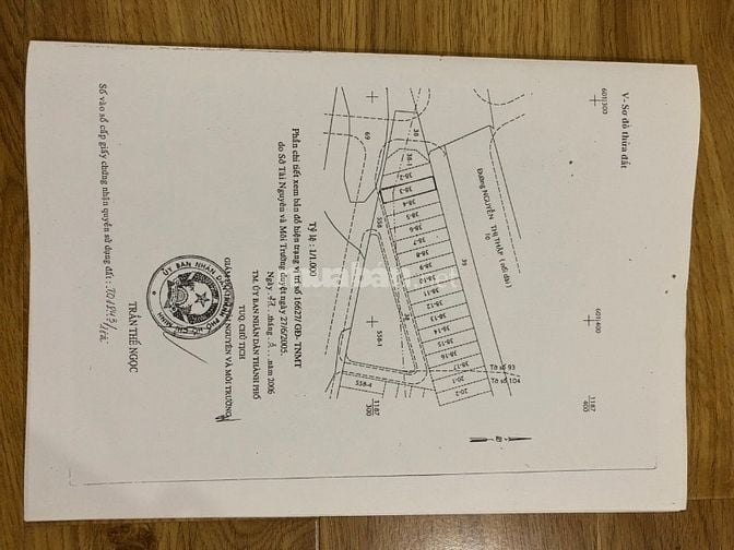 Bán Đất số 53 đường Trần Thị Ngôi ( đường 284 ) 2 MT khu đồng diều