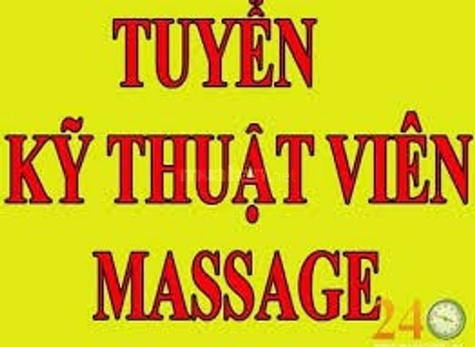 Tuyển 5 nhân viên nữ massage thư giãn