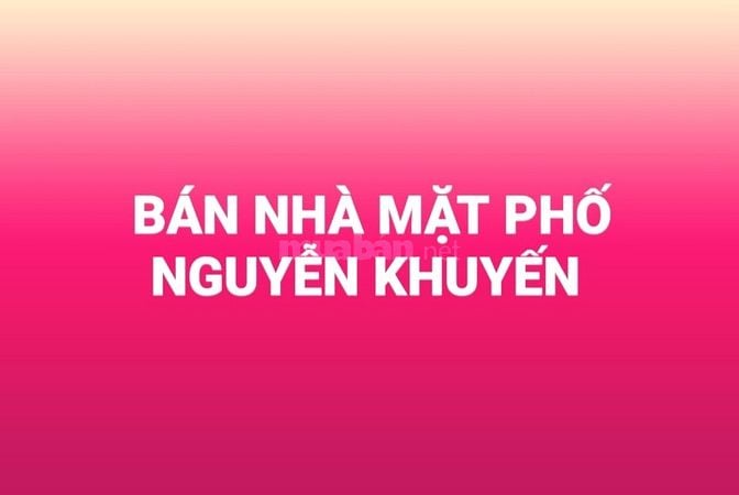 Bán nhà mặt phố Nguyễn Khuyến Đống Đa Hà Nội, 1 mặt đường 1 mặt ngõ