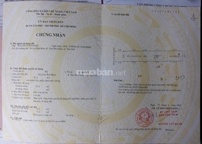 Chính chủ hạ giá bán gấp nhà mặt tiền đường 23m, Luỹ Bán Bích, Tân Phú