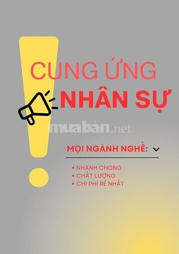 EM NHẬN TUYỂN DỤNG NHÂN SỰ MỌI NGHÀNH NGHỀ,NHANH CHÓNG UY TÍN CHẤT