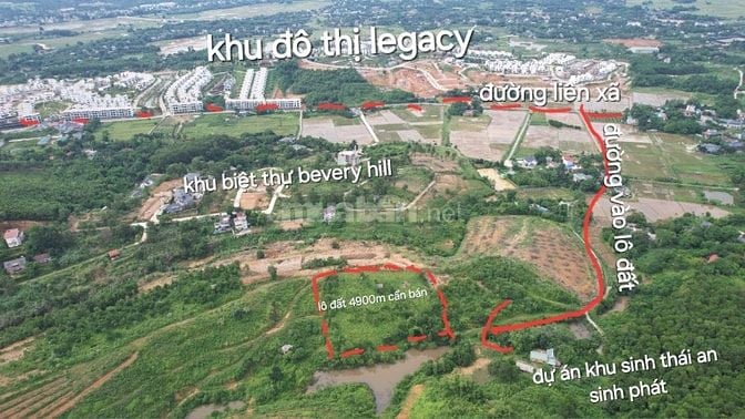 cần bán lô đất 5900m2 gần khu đô thị legacy giá đầu tư 