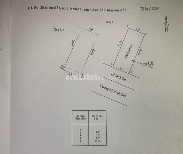 Bán nhà chính chủ. Đ26, số18b, KDC An Khánh, 4x10=40m2 (Giá 3,8 tỷ)