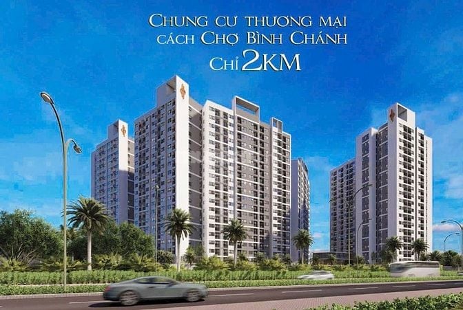 Bán 2000 căn Chung cư cao cấp ngay mặt tiền Quốc Lộ 1, Bến Lức, Long A