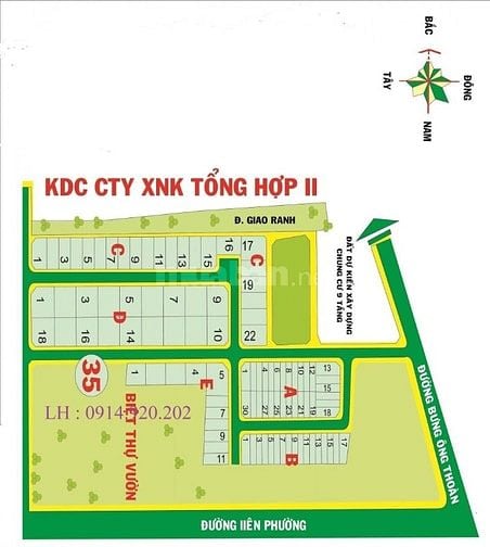 Cần bán nhanh 1 số nền đất tại KDC Xuất Nhập Khẩu,đường Bưng Ông Thoàn