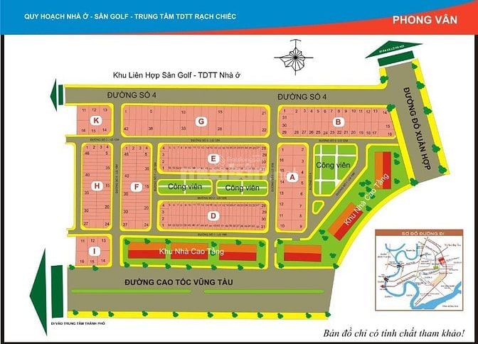 Bán 5 nền KĐT Nam Rạch Chiếc, MT Đỗ Xuân Hợp, Quận 2.Ngay Global City 