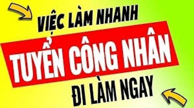 CẦN 6 LĐPT ĐI LÀM CHÍNH THỨC LÂU DÀI HOẶC THỜI VỤ 