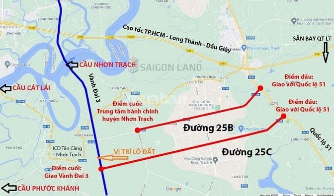 Bán 1 lô đất CLN quy hoạch, mặt tiền vành đai 3