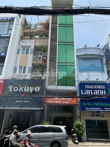 Cho thuê 3 Tầng Toà nhà Phú Nhuận, Huỳnh Văn Bánh, mới đẹp, thang máy