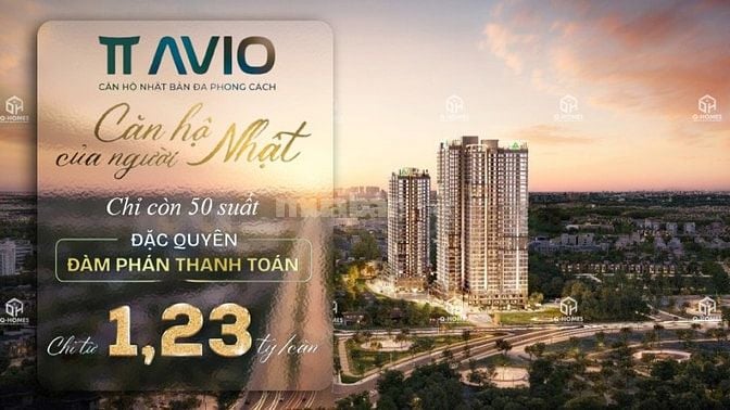 Căn hộ Nhật Bản ngay trung tâm Dĩ An giá chỉ từ 1,23 tỷ/căn