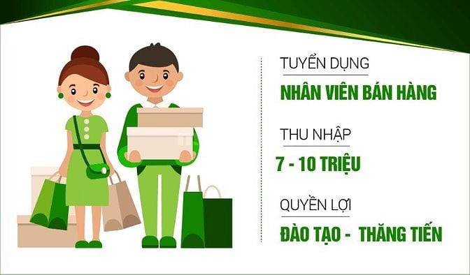 Tuyển Gấp Nhân Viên Giao Hàng Và Bán Hàng 