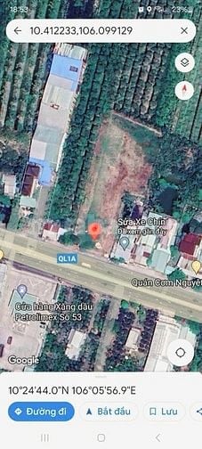 Bán đất Mặt tiền Quốc Lộ 1A,  Trung Tâm TX.Cai Lậy, Tỉnh Tiền Giang.