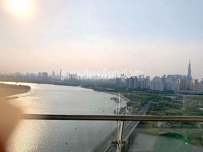 Bán căn hộ Sky Villa Đảo Kim Cương, 2 tầng, 3 mặt view sông, 640m2