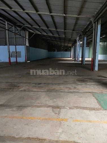 Cho thuê kho Xưởng đg Tân thới nhất 8 quận 12 DT 1600m2 giá 80tr  