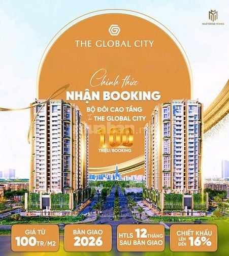 CĂN HỘ GLOBAL CITY quận 2, chỉ từ 100 triệu/m2 