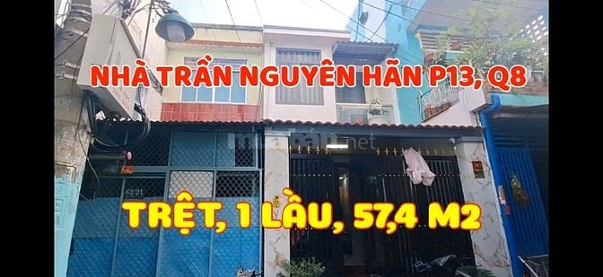 Nhà mới tuyệt đẹp, 1trệt, 1lầu, 3,7m/NH8mx13m,Trần Nguyên Hãn, P13, Q8