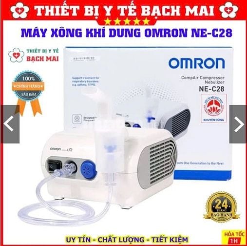 Máy Xông Khí Dung Xông Mũi Họng Omron C28 