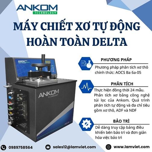 Máy chiết xơ tự động hoàn toàn Delta