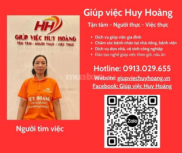 Tuyển dụng số lượng lớn giúp việc, tạp vụ bảo vệ, bán hàng, công nhân