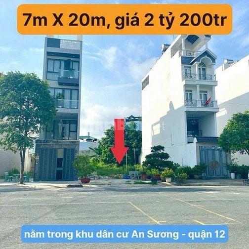 Hiện tại bên em có 1 vài lô đất KDC hiện hữu AN SƯƠNG gần CHỢ AN SƯƠNG