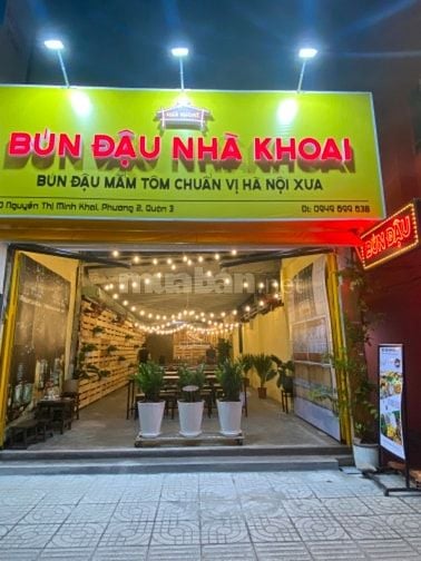 Quán bún đậu Nhà Khoai tuyển NV phục vụ