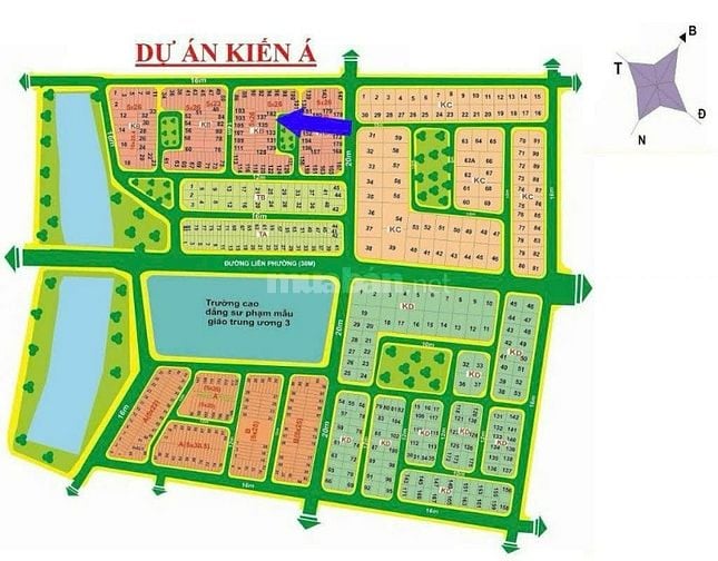 Bán đất Nam Long đường Liên Phường Quận 9 Phước Long B (135m2) 9.5 tỷ