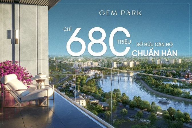 Booking Căn hộ Gem Park tại Hải Phòng. Tặng ngay 150 triệu. Ck 6%