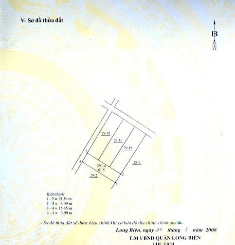 Bán đất Ngọc Thụy, Long Biên 6,1 tỷ, 61,5 m2 - Chính chủ giá siêu hời!