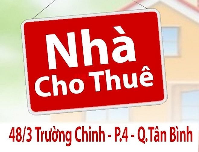 Nhà Cho Thuê Nguyên Căn 48/3 Trường Chinh P.4 Q.Tân Bình -dt:4x13m 1L