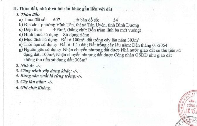 BÁN ĐẤU GIÁ TÀI SẢN NGÂN HÀNG VIB_VĨNH TÂN_L6