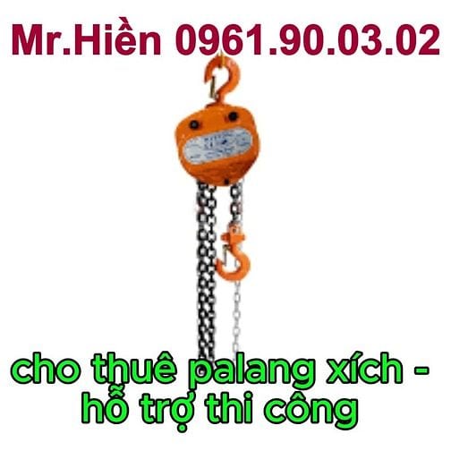 thuê palang xích giá tốt, thuê palang xích giá rẻ 