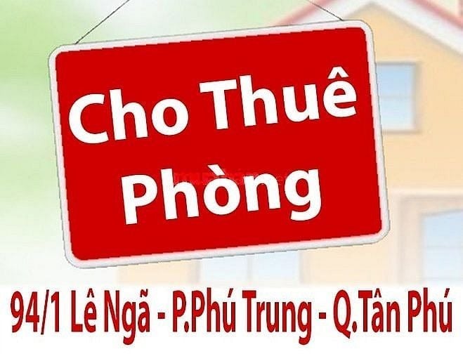 Cho Thuê Phòng Trọ : 94/1 Lê Ngã, P.Phú Trung, Q.Tân Phú - dt:10 m2