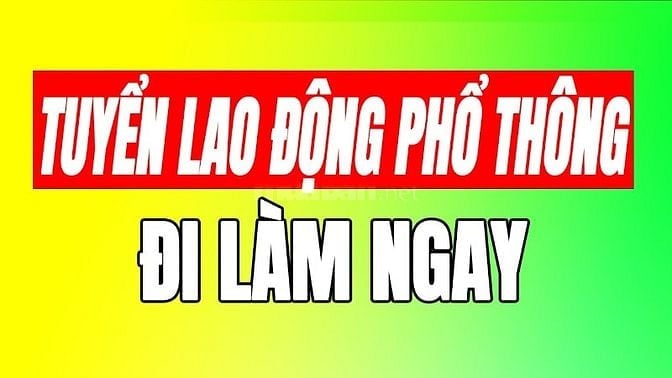 Tuyển nam lao động phổ thông làm việc tại Phú Quốc, lương 10 triệu