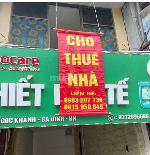 Cho thuê nhà mặt phố 120 Ngọc Khánh 