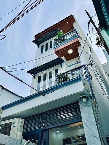 Chủ kẹt tiền gửi nhà Lê Văn Việt,Q9 xây 4 tầng 66m2. Tặng nội thất SHR
