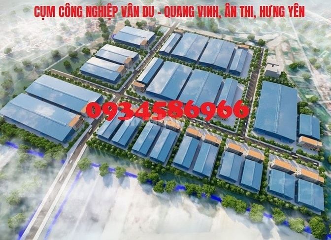 Bán Cụm Công Nghiệp Vân Du Quang Vinh Giá Chủ Đầu Tư 2,75 Tr/1m2, SĐCC