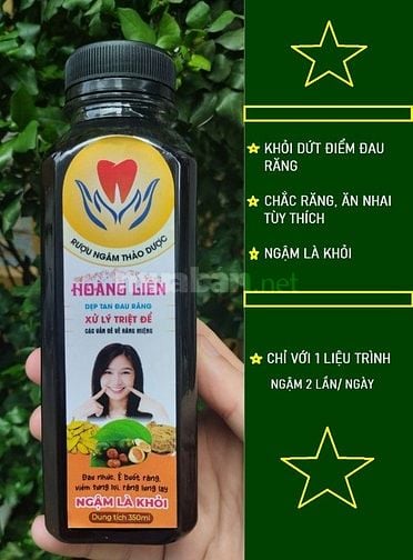 THUỐC CHỮA ĐAU RĂNG HOÀNG LIÊN THẢO DƯỢC. CÓ THỂ GIẢM ĐAU SAU 5 PHÚT