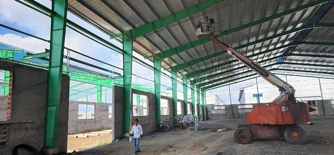 Cho thuê kho xưởng KCN Tân Đức, Long An, KV : 10.000m2, xưởng: 4.800m2